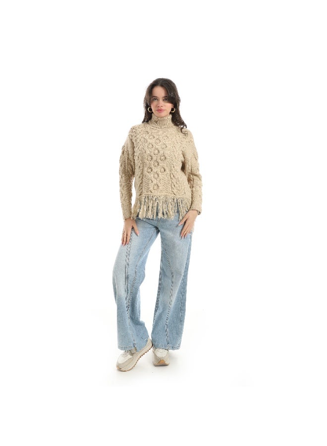 Coctail 17420-Pullover-beige - Image 5
