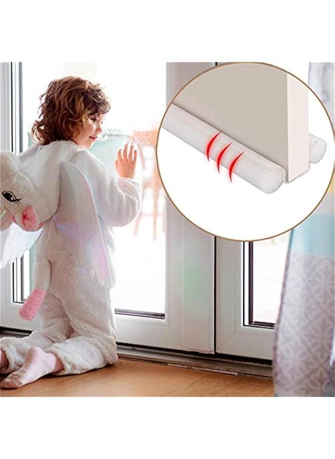 OCTOBER - Door Draft Stopper,36.6inch Draft Stopper for Bottom of Door,Under Door Draft Blocker,Energy Saving Door Weather Stripping Reduce Noise Window Breeze Blocker Door Sweeps,Washable Weather Noise Block - Image 1