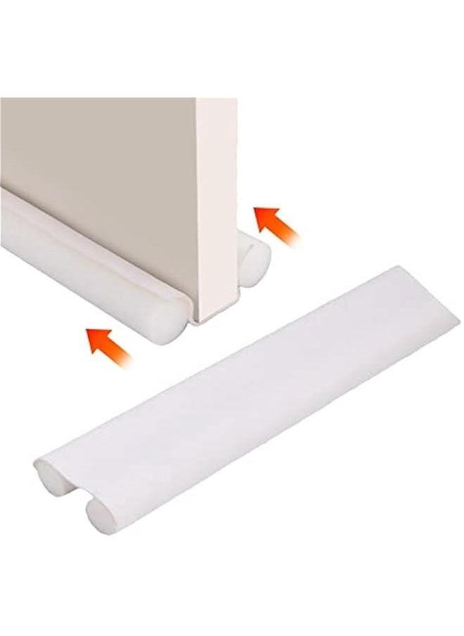 OCTOBER - Door Draft Stopper,36.6inch Draft Stopper for Bottom of Door,Under Door Draft Blocker,Energy Saving Door Weather Stripping Reduce Noise Window Breeze Blocker Door Sweeps,Washable Weather Noise Block - Image 1