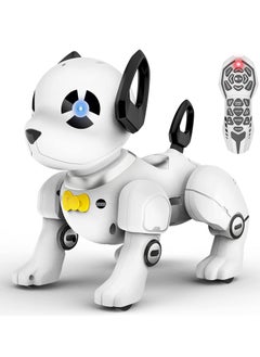 SYOSI Remote Control Robot Dog Toy Programmable Smart Interactive Robotic Pets, RC Stunt Robot Toys Dog Imitates Animals Music Dancing Handstand Push up Follow Functions for Kids Boys Girls  - Image 1