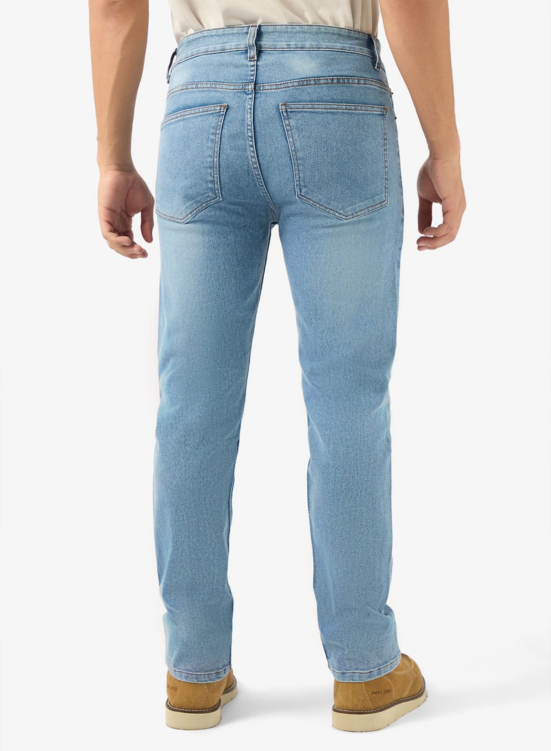 سفنتي فايف جينز بقصة مستقيمة - Image 3