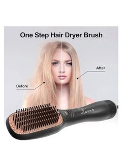 IONIC PROFESSIONAL 2 in 1 Styling Brush – Ceramic Heated Straightener & Volumizer for Smooth Hair, Quick Frizz-Free Finish, Fast Drying, Anti-Static, Versatile Hair Tool for All Hair Types – Ideal for Women, Salon-Quality Results  - Image 2