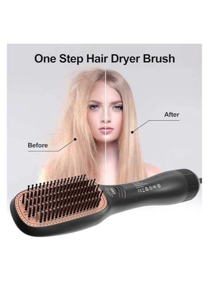 Professional 2-in-1 Styling Brush – Ceramic Heated Hair Straightener & Volumizer for Women | Fast Drying, Frizz-Free, Anti-Static Styling Tool | Ideal for Smooth, Shiny, Salon-Quality Hair at Home - Image 2