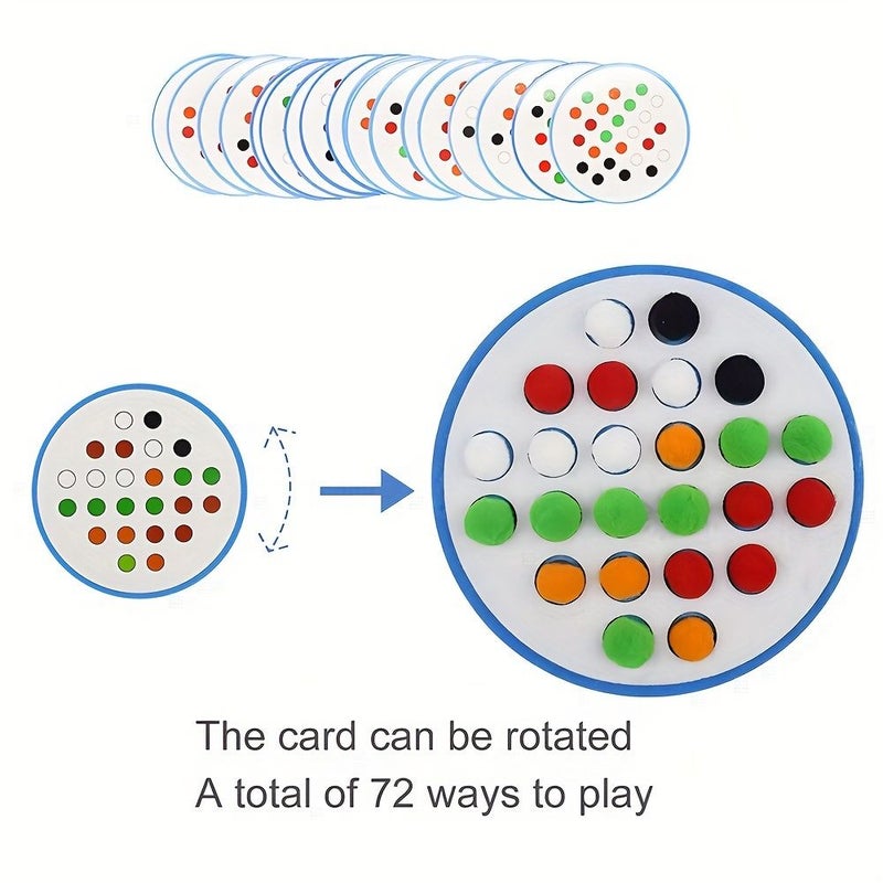 Children Clip Ball Color Sorting Toy Set Educational Hand Eye Coordination Game - Image 3