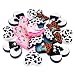 Ibuclein 20PCSSet Silicone Focal Bead Cowgirl Cute Loose Beads Accessory for DIY Keychains Bracelet Necklace Pens Lanyard Making - Image 2