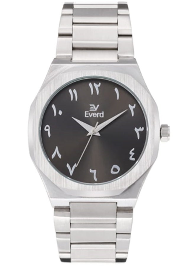 إيفيرد ساعة يد رجالية كوارتز فاخرة بتصميم عصري، مقاومة للماء ومضيئة