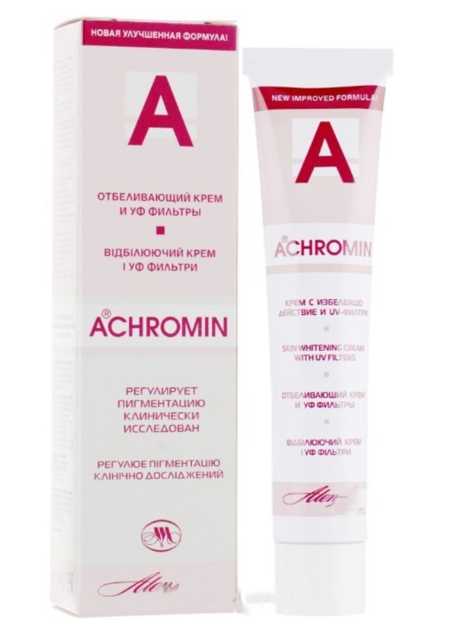 Allen Achromin Skin Whitening Cream 45 ml – Helps Reduce Dark Spots, Pigmentation & Uneven Skin Tone - Image 1