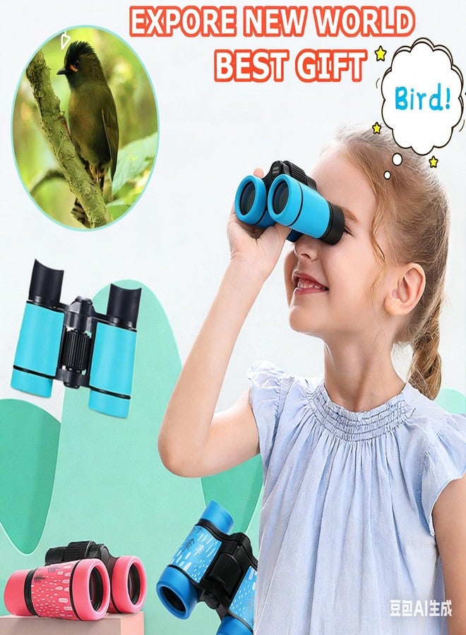 ARTOMIDE Binoculars for Kids Best Gifts for 3-12 Years Boys Girls High-Resolution Optics Shockproof Mini Kids Binoculars Toys Folding Small Telescope for Bird Watching Camping Outdoor Play - Image 2