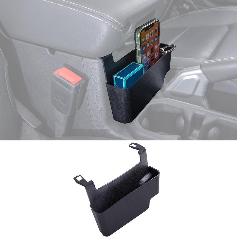 JKCOVER Center Console Hanging Box Compatible with Wrangler JL/JLU 2018 2019 2020 2021 and Gladiator JT Truck 2020 2021 Organizer Tray Armrest Storage Accessories (Not for JK/JKU) - Image 1