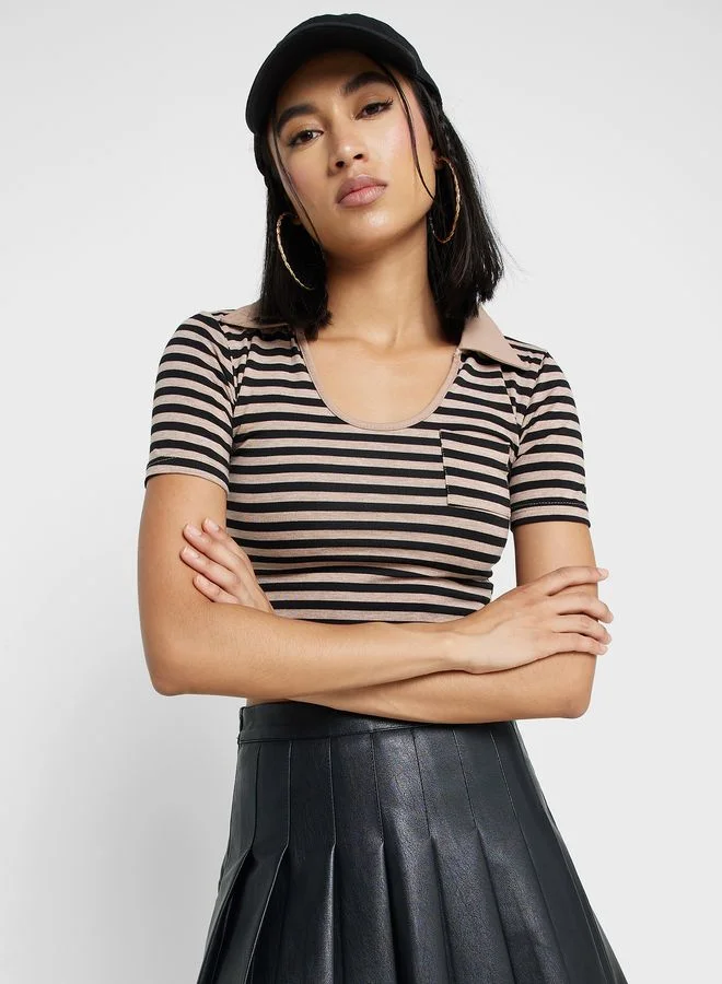 Ginger Polo T-Shirt With Pocket