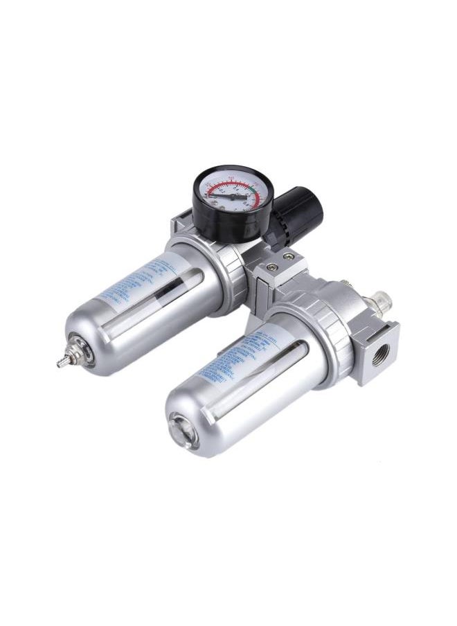 Generic - 3/8'' Air Compressor Filter Regulator Trap Filter Moisture Air Filter Regulator Separator - Image 1