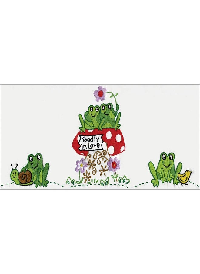 Tobin Toadly in Love Pillowcases for Embroidery - Image 5