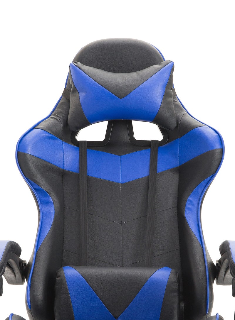 Funz Gaming Chair  Office Chair Ergonomic High Back s Reclining & Height Adjustable Computer Chair with Neck and Lumbar Support Comfortable Chairs Black/Blue  - Image 5