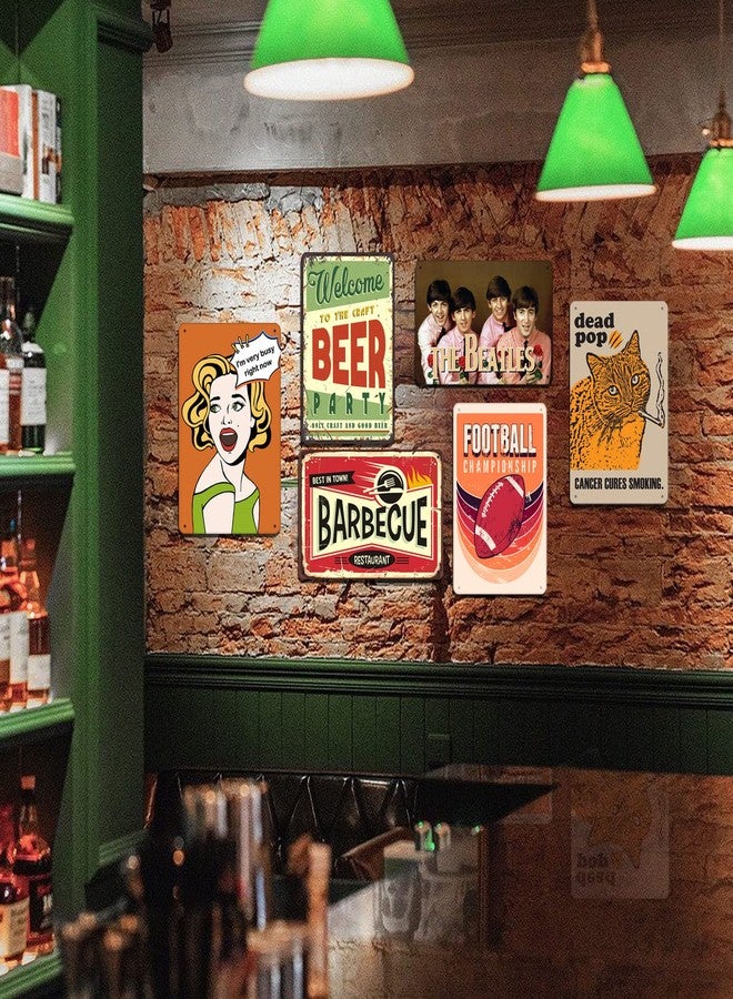ORIMAMI Retro Metal Tin Signs,Best In Town Barbecue BBQ Restaurant Metal Sign Wall Decor - Vintage Bar Pub Kitchen Diningroom Tin Sign Decoration - Image 5