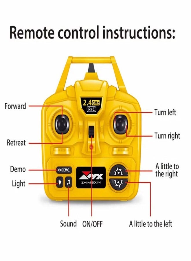 SparkBucket Remote Control Tipper Truck - 2.4GHz RC Construction Vehicle Toy with Lifting Bed & Multi-Wheel Design (Tipper Truck) - Image 5