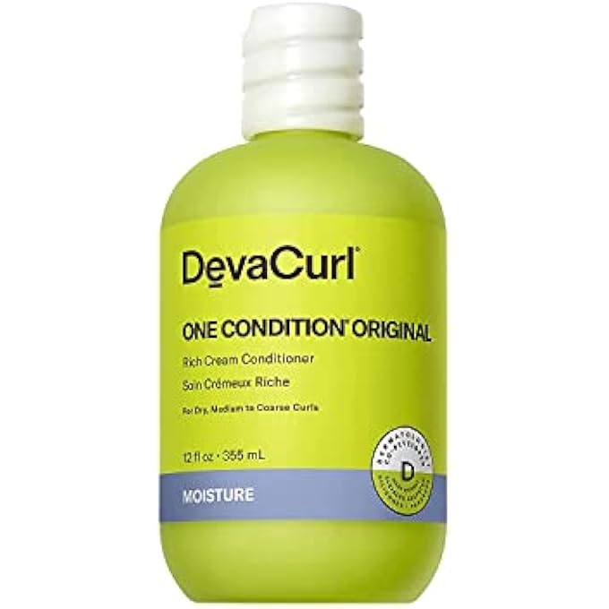 DevaCurl ONE CONDITIONÂ® ORIGINAL RICH CREAM CONDITIONER, SOFT LEMONGRASS, 12 FL. OZ. - Image 1