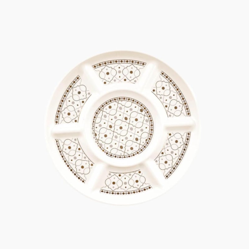 روزا/بورسلين (طبق تقديم أندلسي مقسم 30 سم / 7 أقسام)