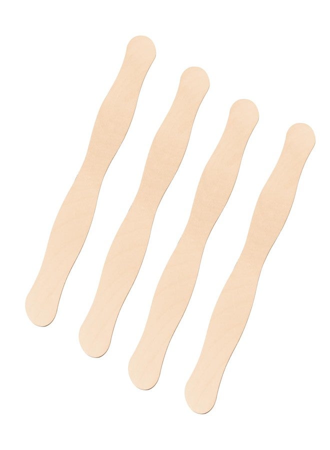 KTOJOY 55 Pcs Wooden Fan Handles 8 inch, Jumbo Craft Sticks for Wedding Programs, or Paint Mixing Crafts Home Art Projects, Classroom Art Supplies - Image 2
