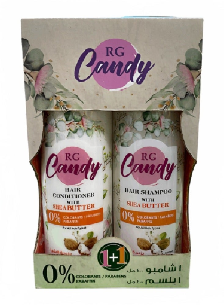 CANDY HAIR SHAMPOO & CONDITIONER WITH ARGAN 1+1
