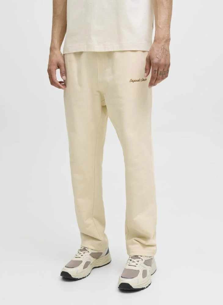 JACK & JONES Logo Drawstring Sweatpants