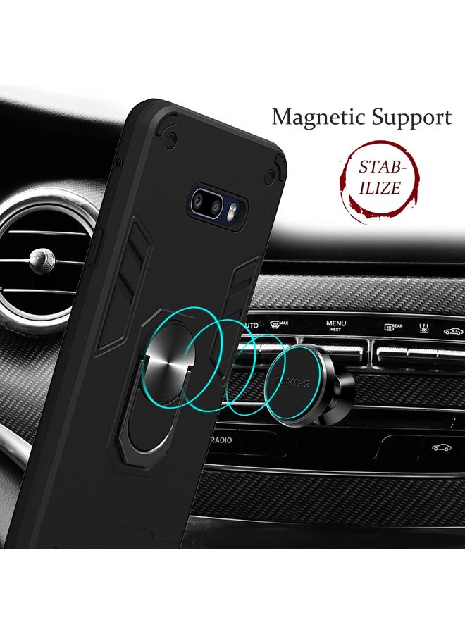 S-TOP Case For LG G8X ThinQ / V50S ThinQ 2 in 1 Armour Series PC + TPU Protective Case with Ring Holder - Image 5