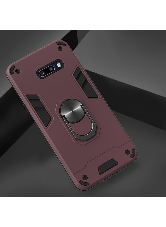 S-TOP Case For LG G8X ThinQ / V50S ThinQ 2 in 1 Armour Series PC + TPU Protective Case with Ring Holder - Image 4