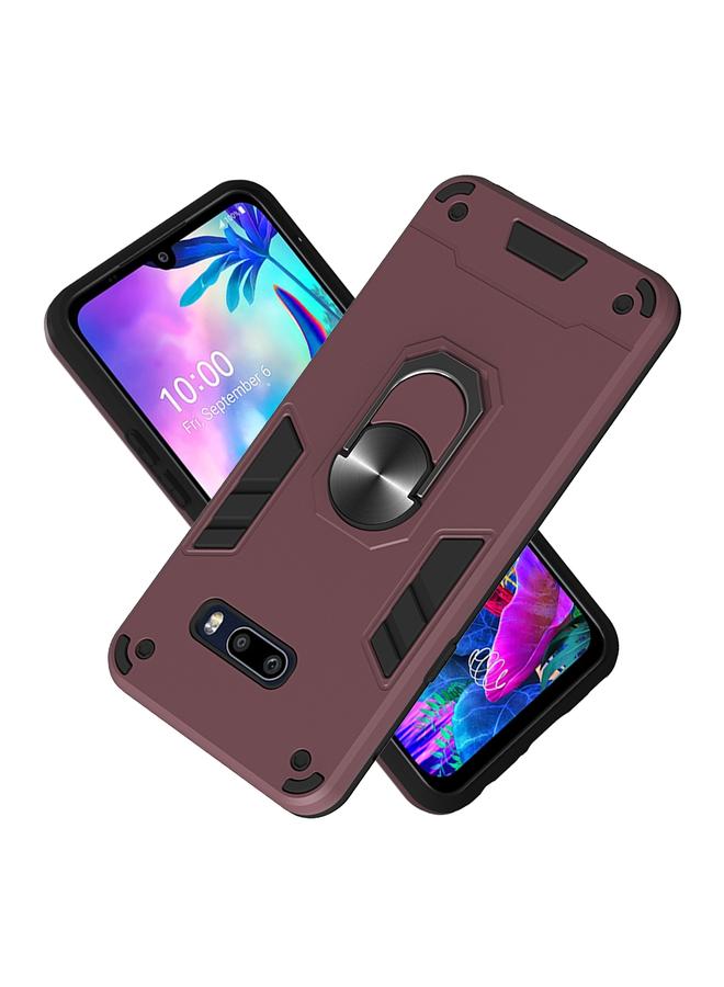 S-TOP Case For LG G8X ThinQ / V50S ThinQ 2 in 1 Armour Series PC + TPU Protective Case with Ring Holder - Image 2