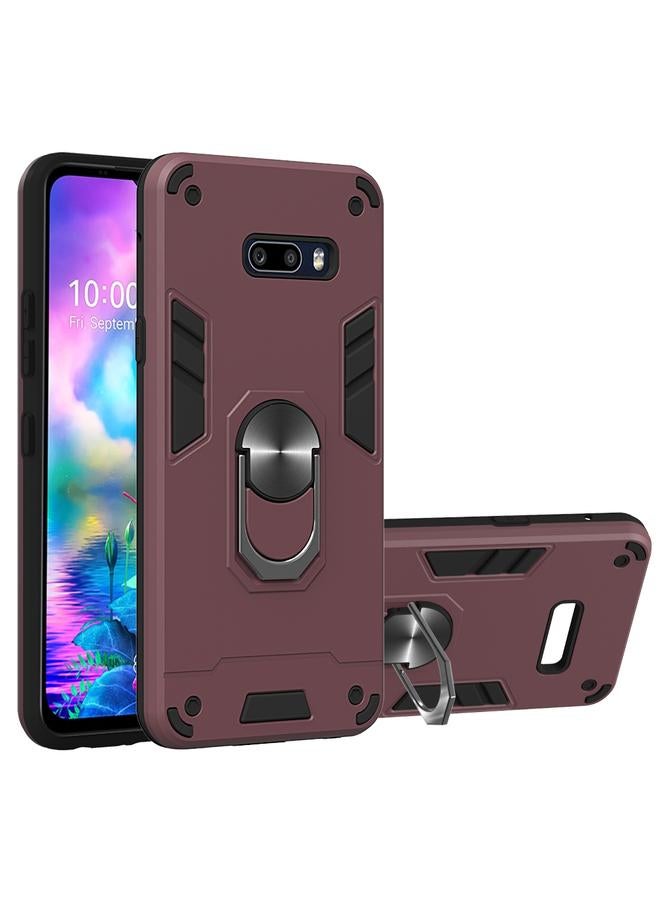 S-TOP Case For LG G8X ThinQ / V50S ThinQ 2 in 1 Armour Series PC + TPU Protective Case with Ring Holder - Image 1
