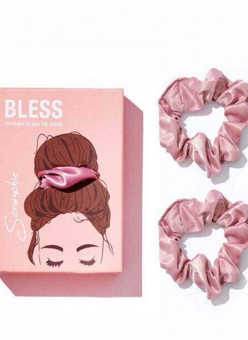 Bless - Bless Hair Scrunchie Set Cashmere 2 Pcs - Image 1