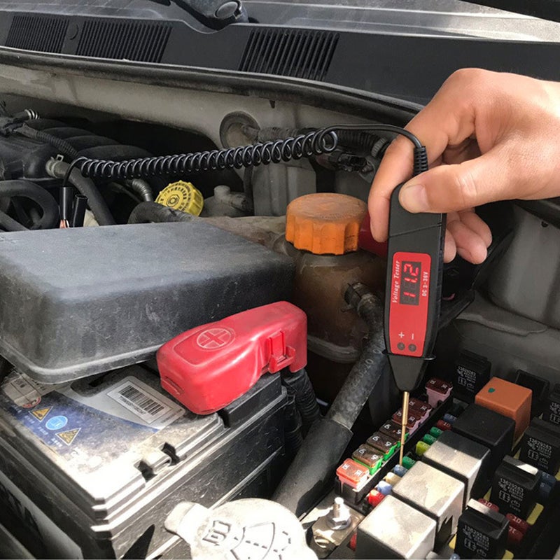 Universal Multifunctional Car Digital LCD Electric 5-36V Voltage Test Pen Probe Detector Tester LED Light Automotive Diagnostic Tool - Image 4