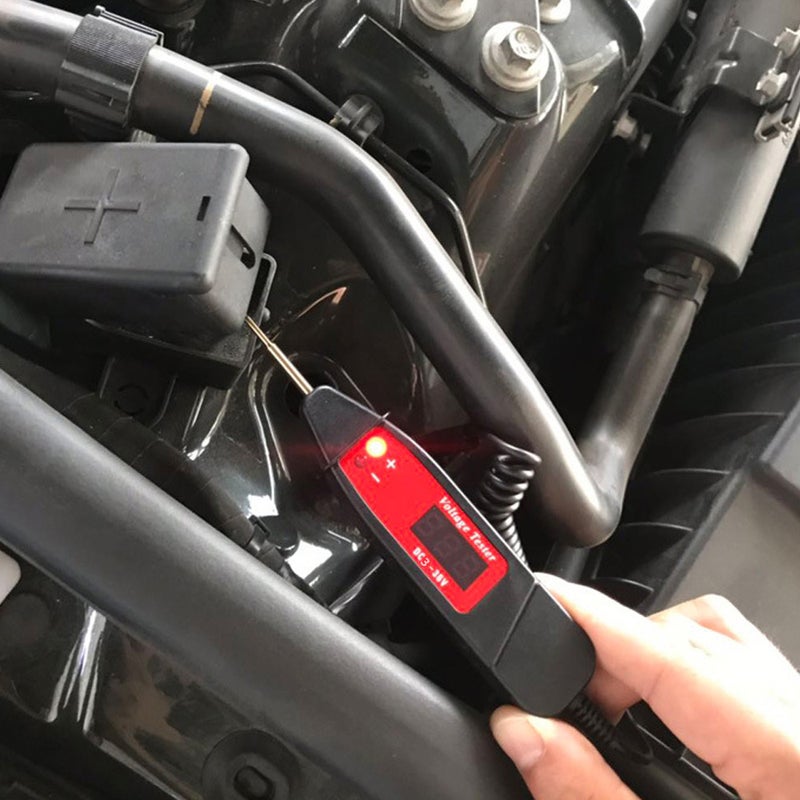 Universal Multifunctional Car Digital LCD Electric 5-36V Voltage Test Pen Probe Detector Tester LED Light Automotive Diagnostic Tool - Image 3