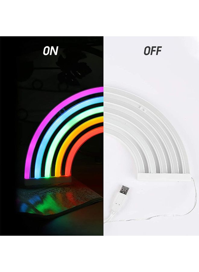 NIBEMINENT Neon LED Lights Wall Lamp Multicolour 50x25x115cm - Image 2