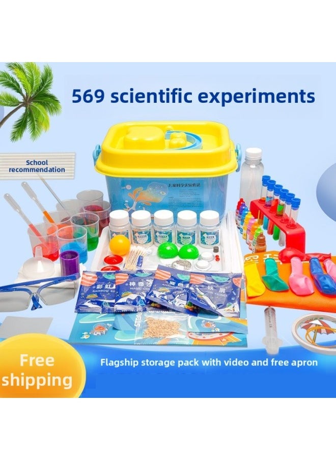 Generic - Kindergarten 300 Science Small Experiments Suit Material Package Operation Manual Video Explains Children's Diy Handwork-Specifications:◆★●Sea, Land And Air One (set Of 6) Free Courseware Video◆★● - Image 1