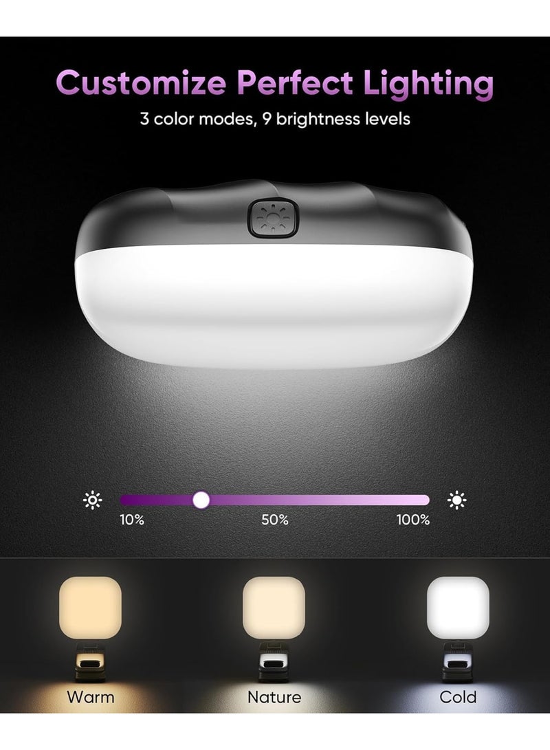 SOLARAE LED Video Light, Selfie Light with Front & Back Phone Clip, 3 Light Modes, Portable for iPhone, TikTok, Makeup, Vlog, Selfie, Live Stream - Image 5