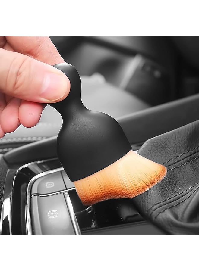 Goodtool 2 Pack Car Interior Dusting Brush, Car Cleaning Brush, Soft Bristle Detail Brush, Dusting Tool For Vents, Signs, Center Consoles, Dashboards, Seats, Armrests, Windows, Leather - Image 5