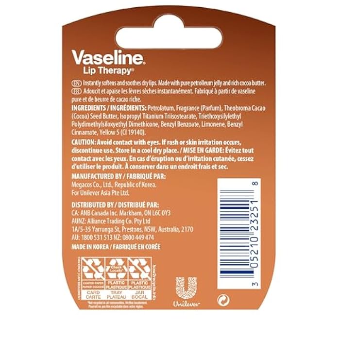 Vaseline Beauty wi lip therapy cocoa butter -25oz - Image 2