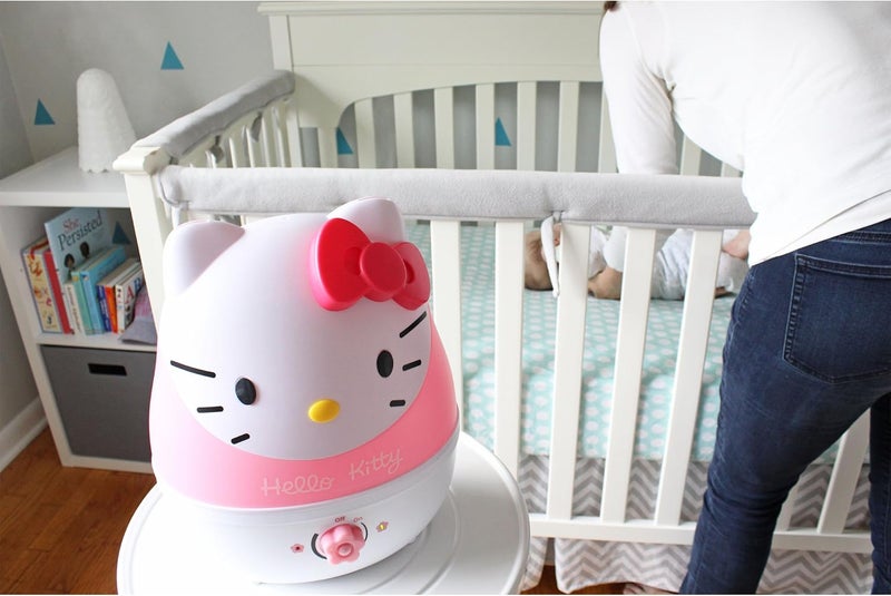 Crane Adorables Ultrasonic Humidifiers for Bedroom and Baby Nursery, 1 Gallon Cool Mist Air Humidifier for Large Room or Kid's Room, Humidifier Filters Optional, Hello Kitty - Image 4