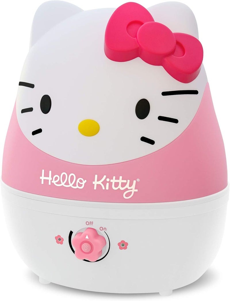 Crane Adorables Ultrasonic Humidifiers for Bedroom and Baby Nursery, 1 Gallon Cool Mist Air Humidifier for Large Room or Kid's Room, Humidifier Filters Optional, Hello Kitty - Image 1