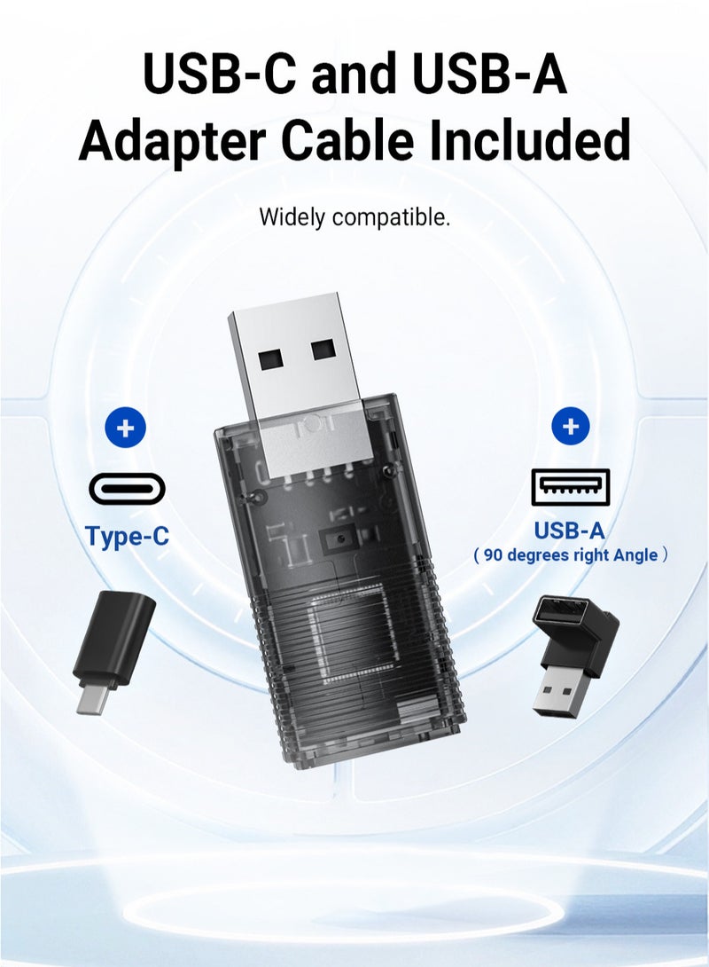 Ottocast Wired to Wireless CarPlay Box with USB-C & USB-A Cables, 5GHz Stable Signal, Auto Connection, Dashboard Navigation, Hands-Free Music, Voice Control, Android Auto Compatible - Image 4