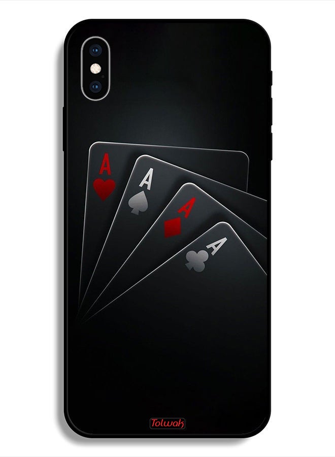 Tolwak Protective Case For Apple iPhone X Cards A - Image 1