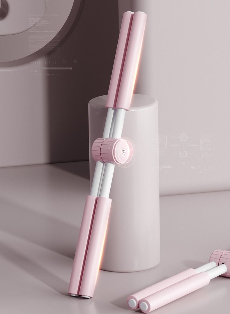 MIXDE Back Straightener Posture Corrector Yoga Sticks Stretching Tool for Posture  Humpback Correction Sticks Stretching Tool  Back Brace Women Posture Corrector for Men kids-Pink - Image 3