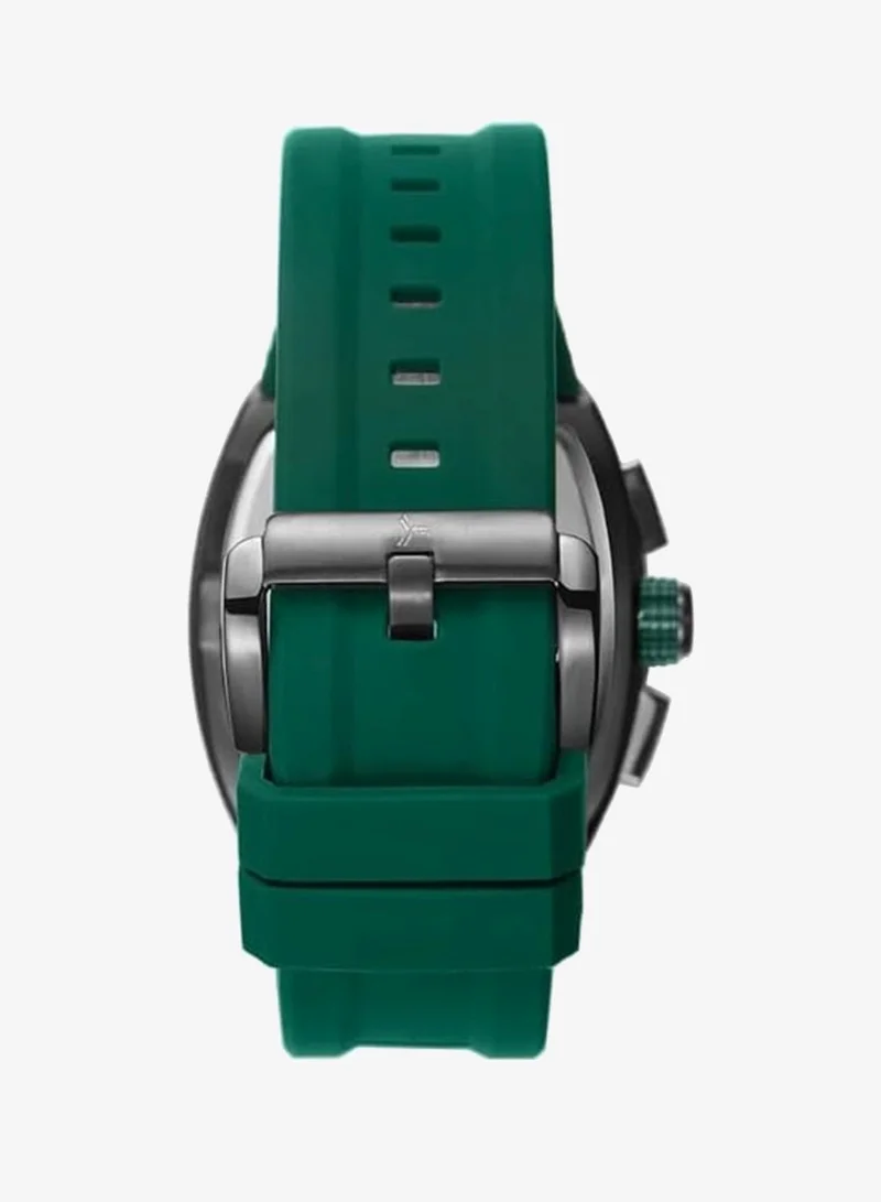 Tornado Green Men's Premium Flexible & Durable Silicone Multi Function Watch T23105-XSHH - 43mm mm for Men | Best Price UAE