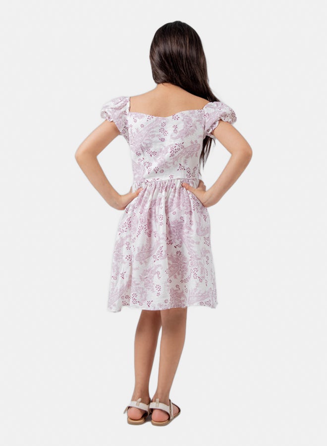 ناناز فستان ناز فتاة مطبوع - Image 2