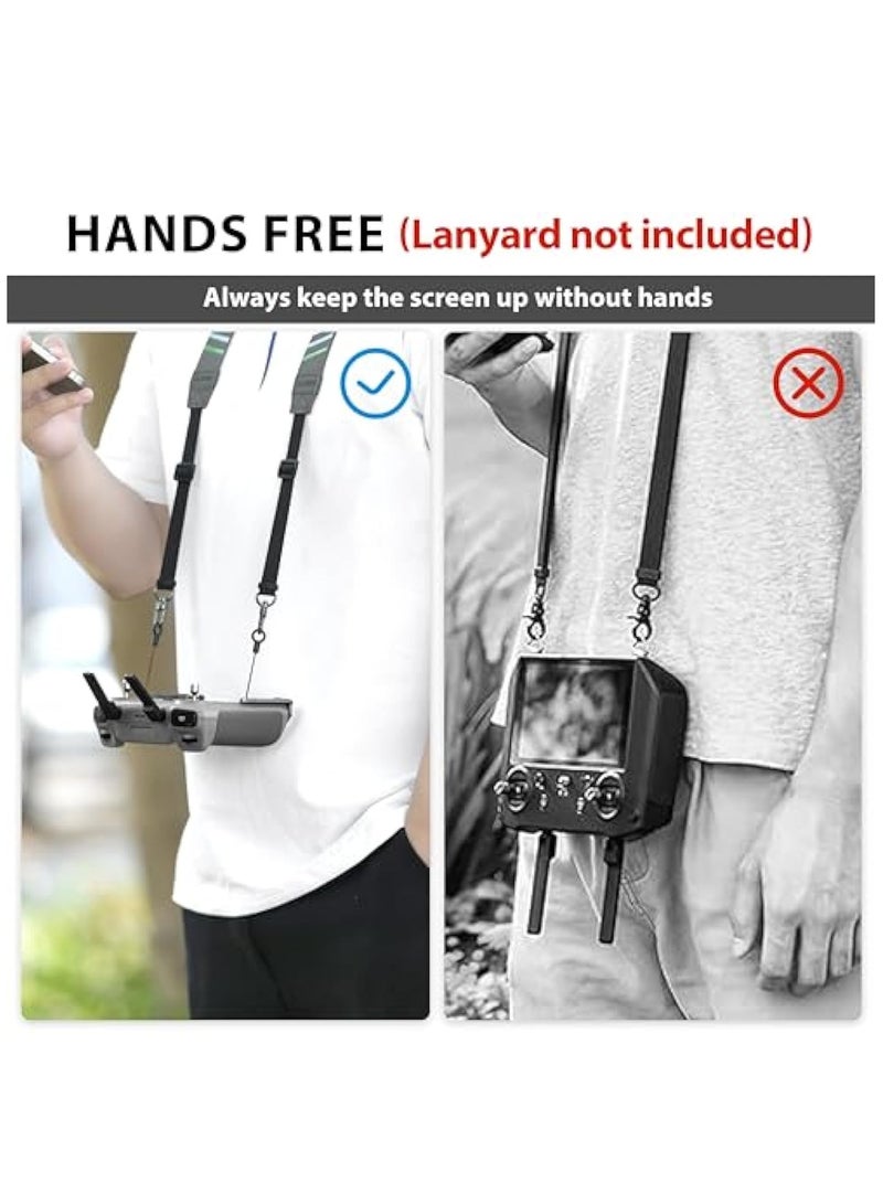 KASTWAVE 2-IN-1 Balance Lanyard Metal Fixtures for DJI RC 2/RC/RC Pro Remote Mini 4 Pro, Lanyard Neck Strap, Neck Strap Metal Firmware for DJI Mini 4 Pro/Mini 3/Air 3/Mavic 3 Drone Accessories - Image 5