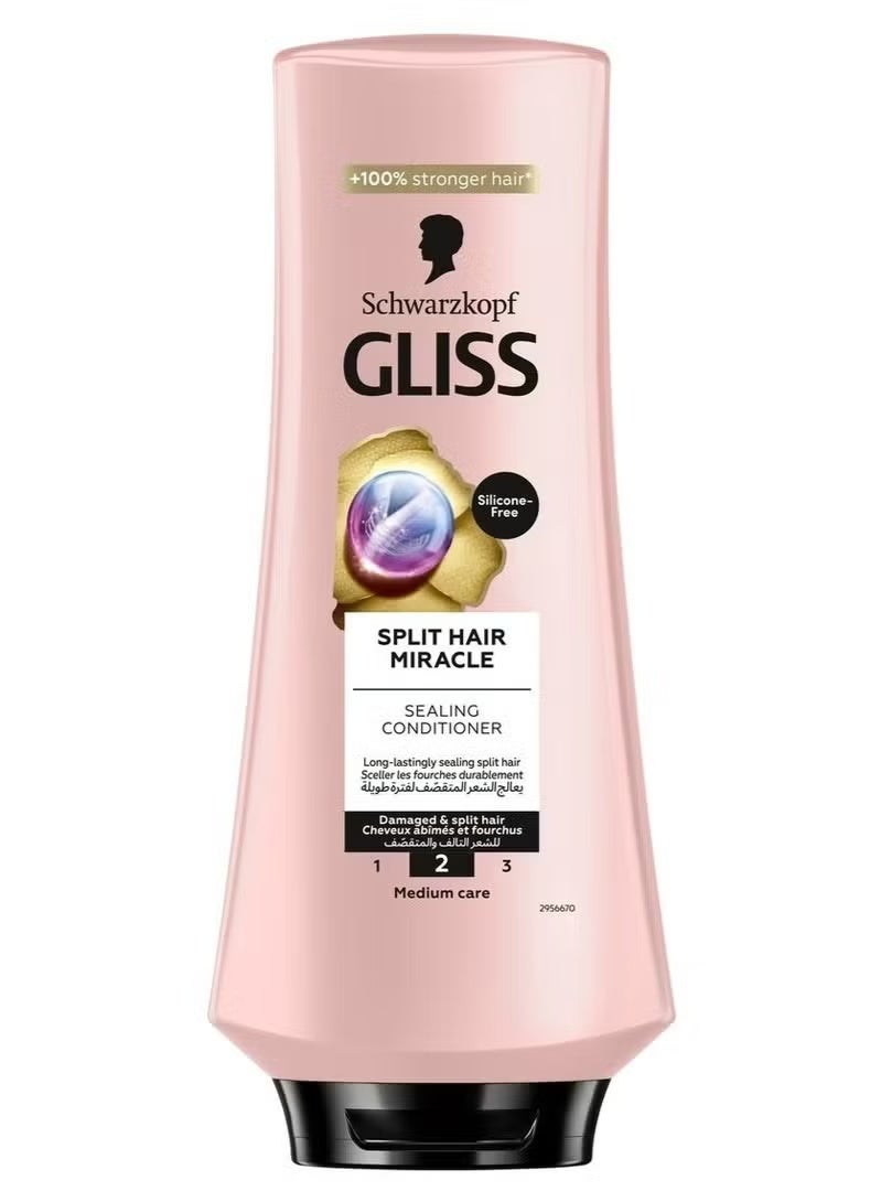 Gliss Conditioner for Damaged and Split Hair - 360 ml