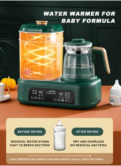 URbazaar 4-In-1 Multifunctional Baby Bottle Sterilizer, Dryer, Warmer And Steamer, 72H Keep Warm With Smart Temperature Control, Auto Shut-Off, BPA Free  - Image 5