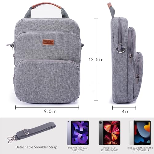 Aplufine Large Book Sleeve with Zipper Book Pouch95 X 125 Book Protector Pouch Book Sleeve for Book Lovers Book Cover Book Carrying Case for Book Accessories Study Suppliers - Image 3
