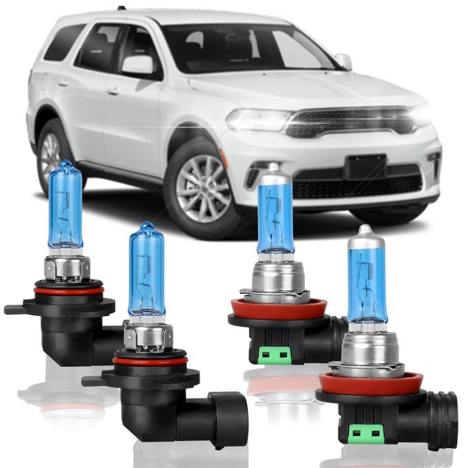 Fit For Dodge Durango 2014 2015 High Performance Halogen Headlight Bulbs9012 High Low Dual Beam H11 Foglamp Replacement Bulbs Kitpack Of 4 Dodge Durango 2014 2015