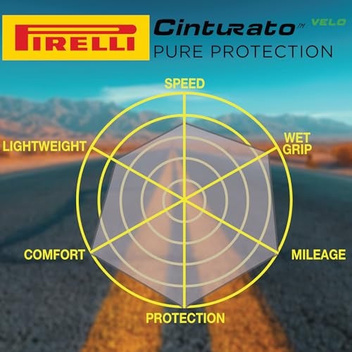 Pirelli Cinturato Velo TLR 28-622 (700 x 28c) Road Bike Tire - Ultimate Protection for Confidence in Harsh Conditions - Versatile Design for Long-Distance Adventures (1 Tire) - Image 3