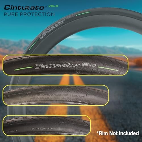 Pirelli Cinturato Velo TLR 28-622 (700 x 28c) Road Bike Tire - Ultimate Protection for Confidence in Harsh Conditions - Versatile Design for Long-Distance Adventures (1 Tire) - Image 2